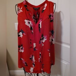 41 Hawthorne Red Sleeveless Top